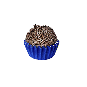 Forminha Azul Escuro Docinhos  Brigadeiro Tam 5 Papel 100u