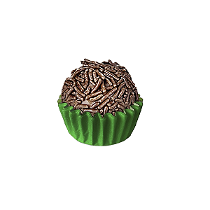 Forminha Verde Escuro Docinhos  Brigadeiro Tam 5 Papel 100u