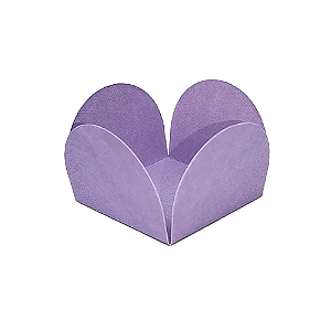 Forminha Docinhos 4 Pétalas Live Color Lilás Candy 40un Junco