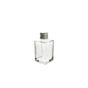 Difusor De Vidro Tampa Plástica Dourada Prata Lembrança 30ml