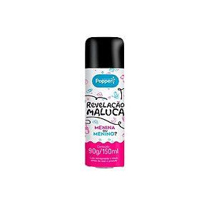 Spray Revelação Maluca Serpentina Masculino Azul 120ml Festas