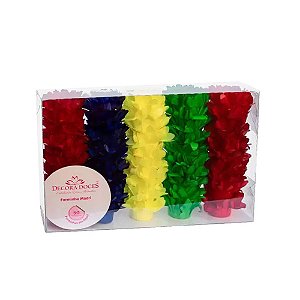 Forminha Madri Kit Comemore 08 Decora Doces Embalagem 50 uni