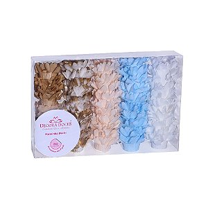 Forminha Madri Kit Boho 10 Decora Doces Embalagem 50 uni