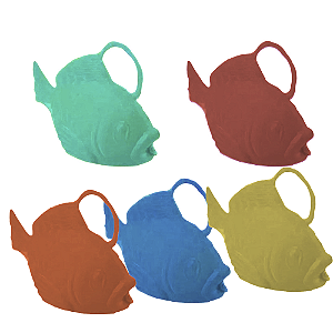 Peixe De Plástico Pescaria Brincadeira Am/Vd/Az/Vm/Sl 10un