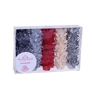 Forminha Madri Kit Boho 19 Decora Doces Embalagem 50 uni