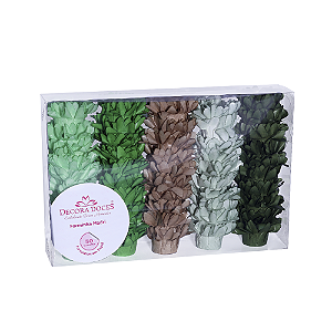 Forminha Madri Kit Boho 08 Decora Doces Embalagem 50 uni