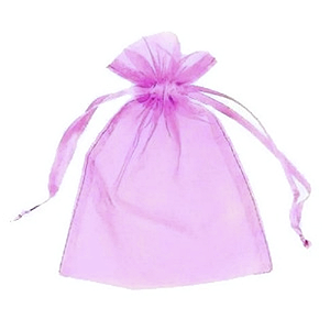 Saco Organza Rosa Embalagem Lembrancinha 15x18 10un