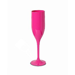 Taça De Champagne Pink Acrílico Decoração
