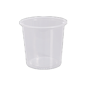 Pote Redondo Com Tampa Embalagem Plástico 750ml 24un