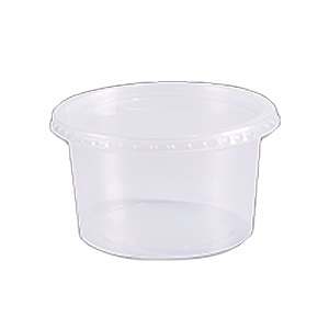 Kit Pote e Tampa Redondo Embalagem Plástico 1000ml 24un