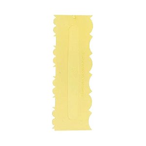 Espátula Decorativa Confeitaria Modelo Nº11 Amarela Bluestar