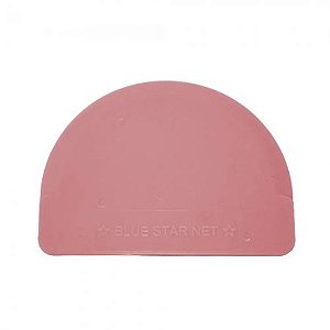 Espátula Meia Lua Confeitaria Modelo Rosa Bluestar