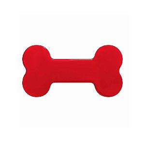 Tubete Formato Osso Vermelho Lembrancinhas 6unid