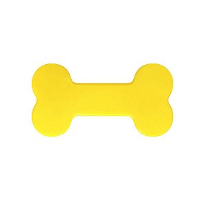 Tubete Formato Osso Amarelo Lembrancinhas 6unid