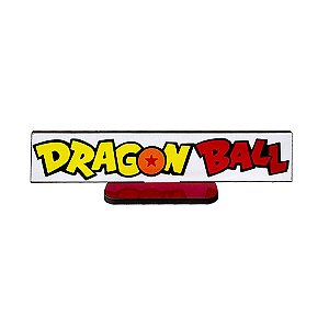 Display Adesivo Escrita Dragon Ball Decorativo Totem Placa