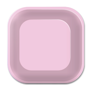 Prato De Papel Quadrado Rosa  18Cm 08uni Decoração