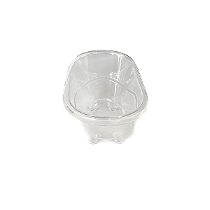 Banherinha Enfeite Plástico Transparente Conjunto De 10 Unid