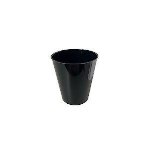 Copo Ceia Preto Docinhos Frasco 25ml Decoração 10un Plástico