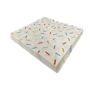Guardanapo Granulado Colorido Papel Folha Dupla 20 fls 33x33