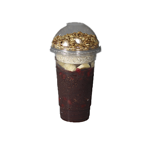 Copo Com Tampa Bolha G697 Embalagem 500ml Transparente 10un