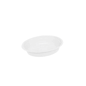 Cumbuca Oval Branco Plástico Sobremesas Descartável 300ml 10un