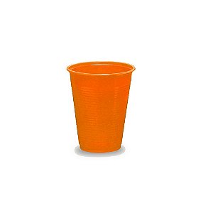 Copo Trik Laranja Descartável Plástico 200ml 50uni Festas
