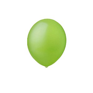 Balão Happy Day Prime Verde Limão 12" Bexiga Decoração 25un