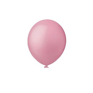 Balão Happy Day Prime Rosa Bebê 12" Bexiga Decoração 25unid