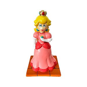 Personagem Princesa Peach Do Mário Cerâmica Decorativa