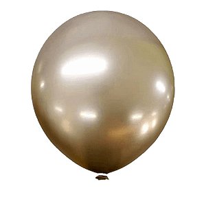 Balão Happy Day Alumínio Dourado 16" Bexiga Decoração 10unid