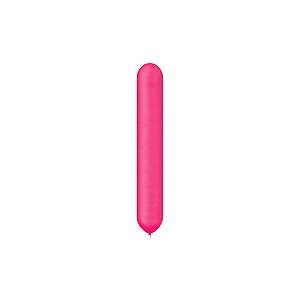Balão Happy Day Palito 260 Liso Pink Bexiga Decorar 50unid