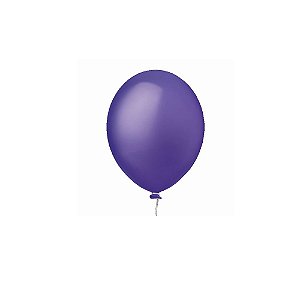Balão Happy Day Violeta 9" Bexiga Decoração 50unid