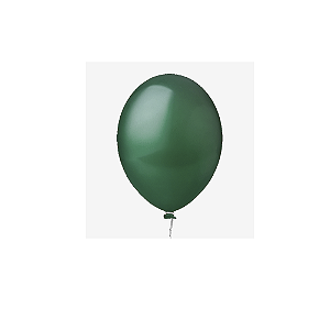 Balão Happy Day Verde 9" Bexiga Decoração 50unid