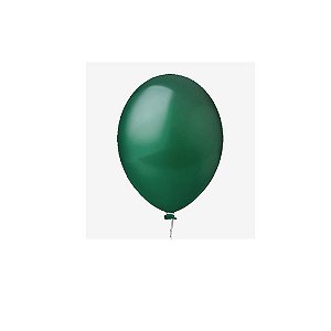Balão Happy Day Verde 9" Bexiga Decoração 50unid