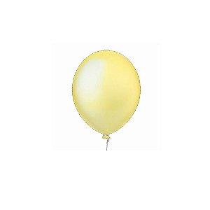 Balão Happy Day Marfim Candy 9" Bexiga Decoração 50unid