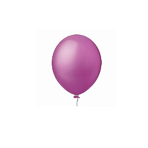 Balão Happy Day Fucsia 9" Bexiga Decoração 50unid