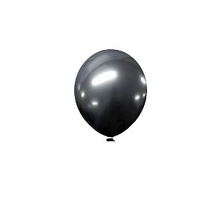 Balão Happy Day  Aluminio Ônix 9" Bexiga 25unid