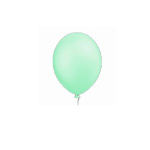 Balão Happy Day Perolado Candy Verde Água 9" Bexiga 25unid