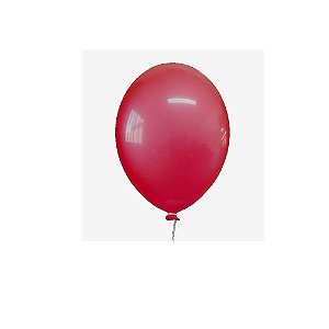 Balão Happy Day 9" Cristal Rosa Turmalina Bexiga 30unid