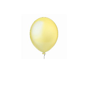 Balão Happy Day Liso Marfim 8" Bexiga Decoração 50unid