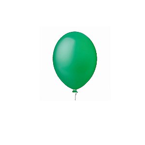 Balão Happy Day Liso Verde Bandeira 8" Bexiga Decoração 50un