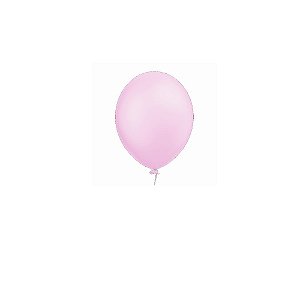 Balão Happy Day Perolado Rosa Bebê 5" Bexiga 50uni Decoração
