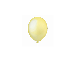 Balão Happy Day Liso Marfim 5" Bexiga Decoração 50unid