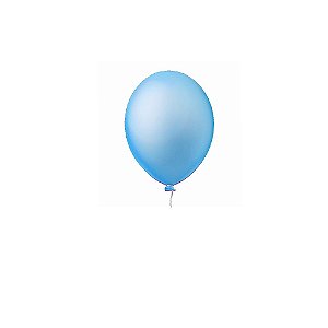 Balão Happy Day 5" Neon Citrus Azul Bexiga 30unid