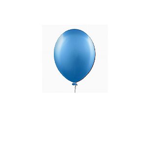 Balão Happy Day Aluminio Azul  5" Bexiga 25unid