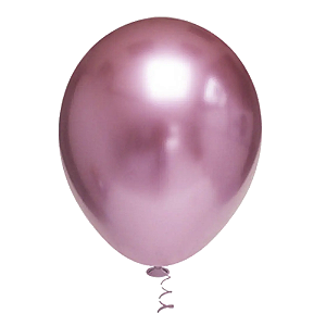 Balão Pic Pic 16" Platino Rosa 12un Redondo Bexiga Decoração