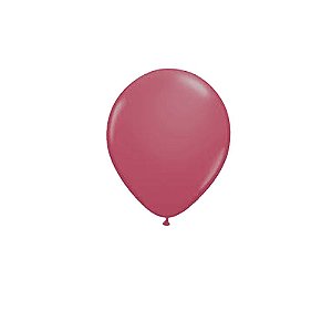 Balão Pic Pic 09"Vermelho Rubi Liso 50un Bexiga Decoração