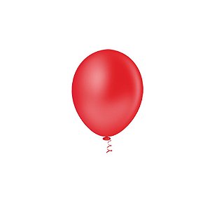 Balão Pic Pic Liso Vermelho  8" Bexiga Decoração 50unid