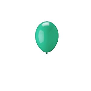 Balão Pic Pic Liso Verde Menta 5" Bexiga Decoração 50unid