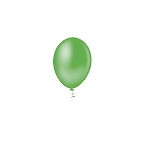 Balão Pic Pic Liso Verde Tropical 5" Bexiga Decoração 50unid
